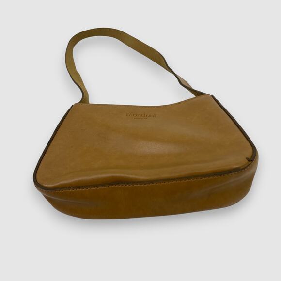 Y2k Vintage Mondani Tan Cutout Faux Leather Shoulder Bag - Picture 3 of 6